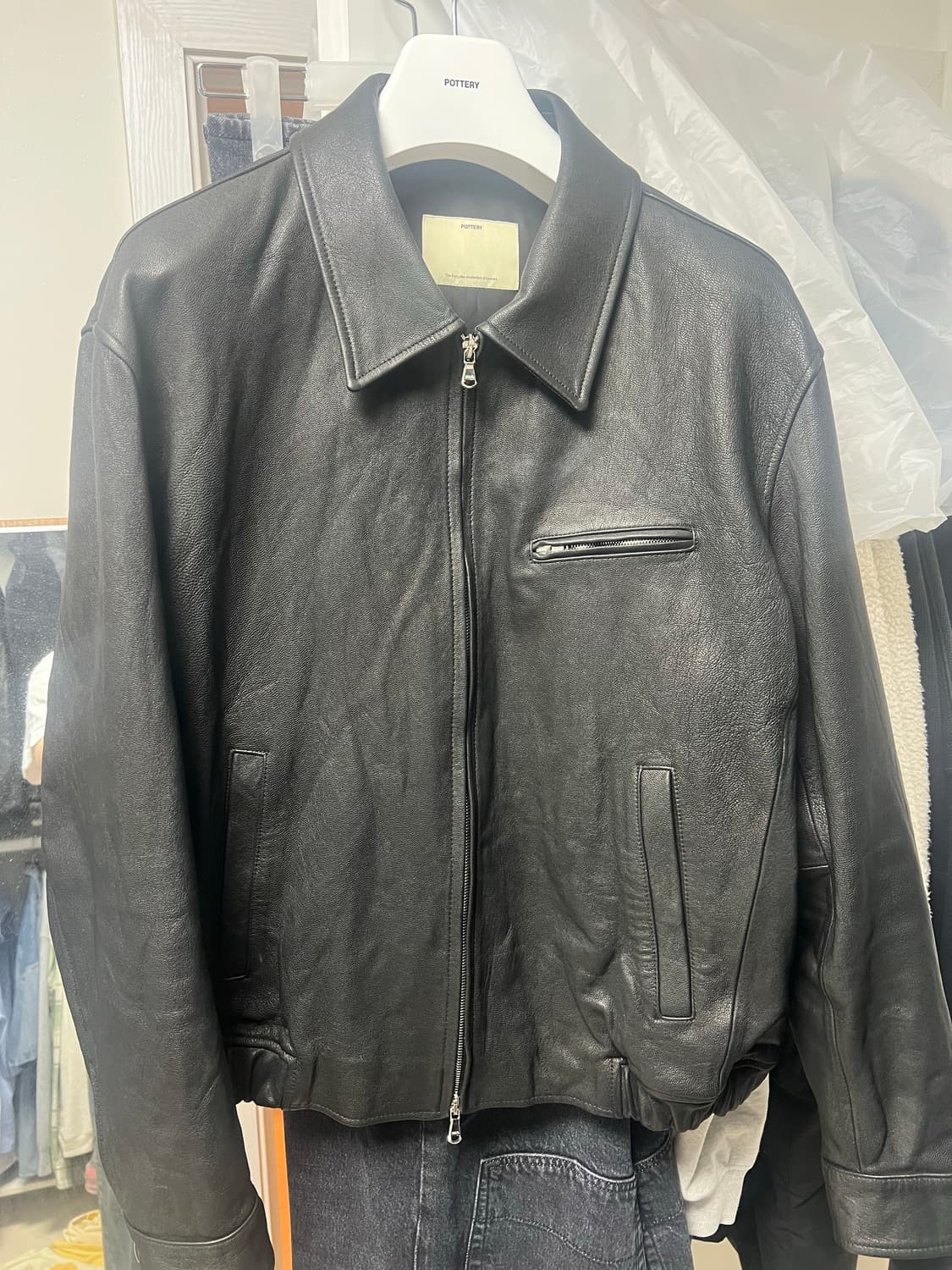 포터리 고트레더 블랙4 상품이미지5