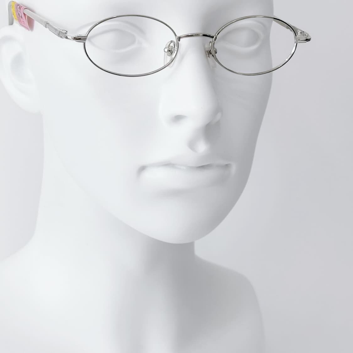 BASIC 실버 오벌 데드스탁 빈티지안경 상품이미지5