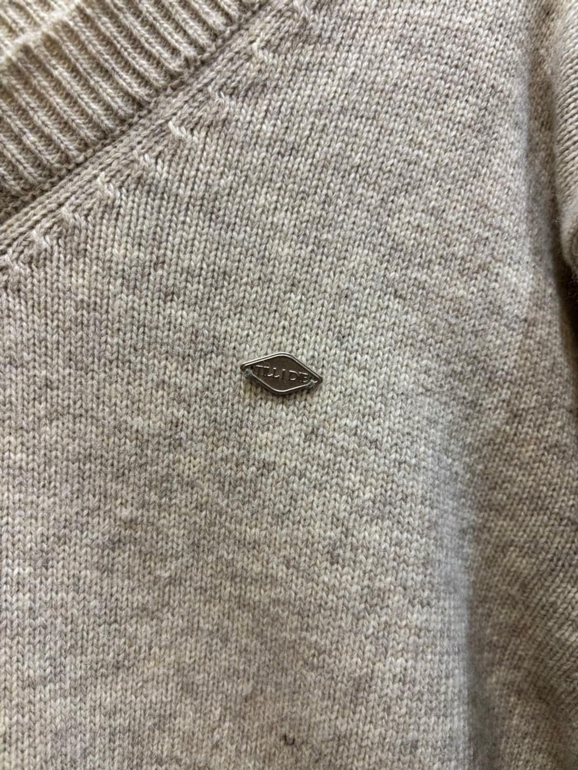 (F)틸아이다이 더블넥 캐시미어 니트 상품이미지2