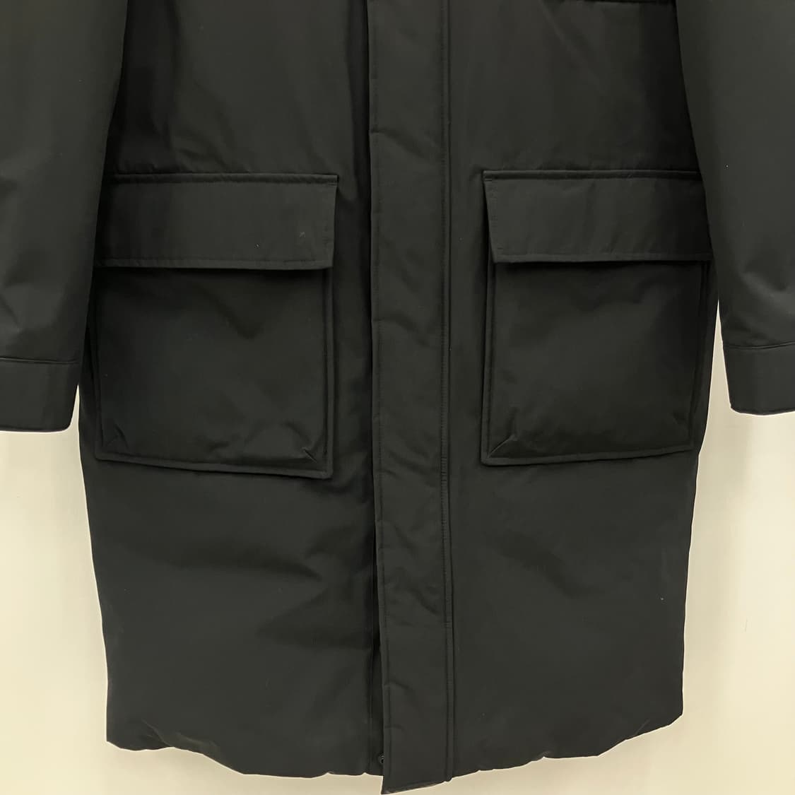 메종미네드 블랙 더블 롱 구스다운 패딩 점퍼 XS 상품이미지6