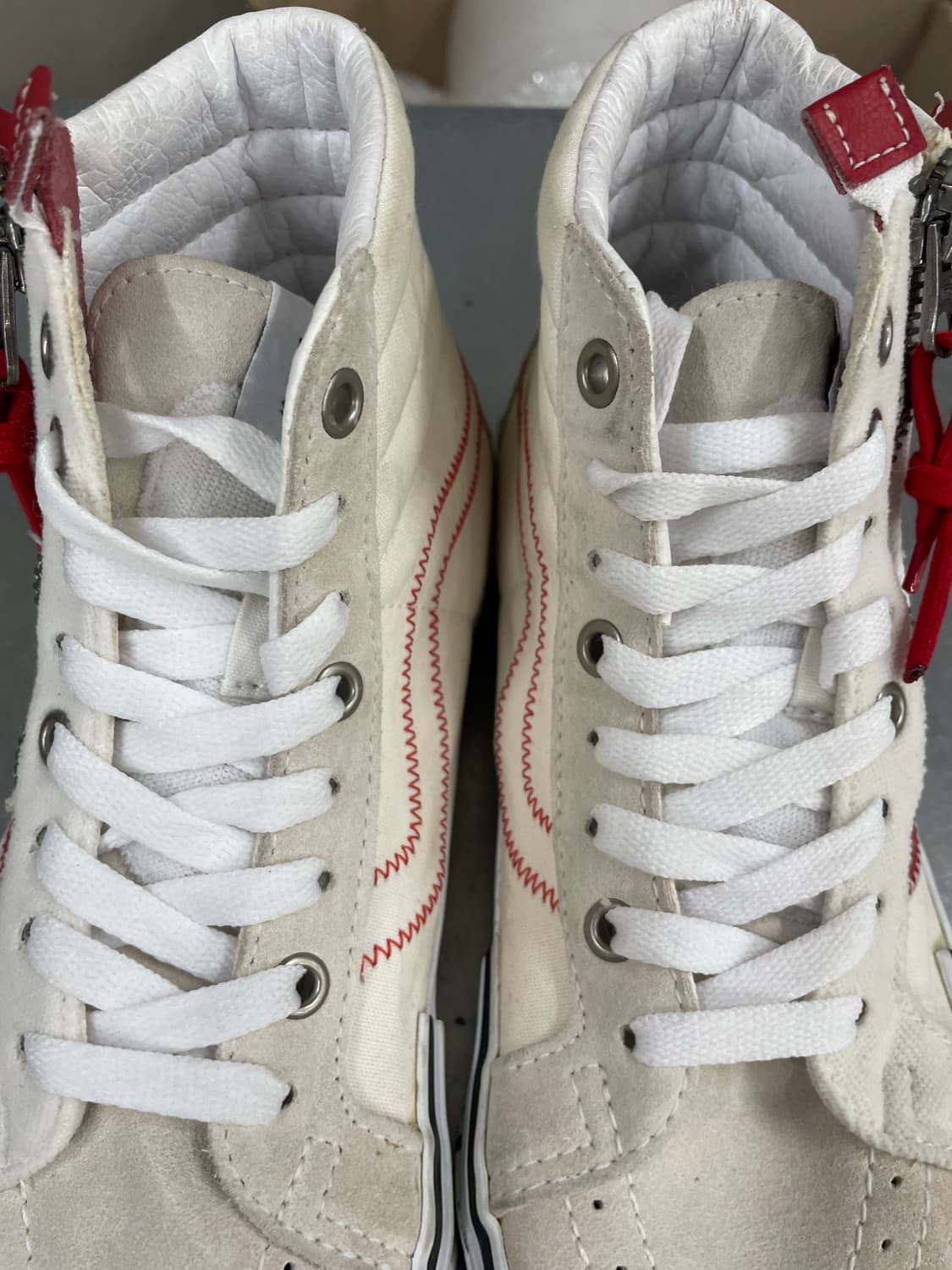 반스 SK8 하이 리이슈 캡 레이싱 레드 240 상품이미지8