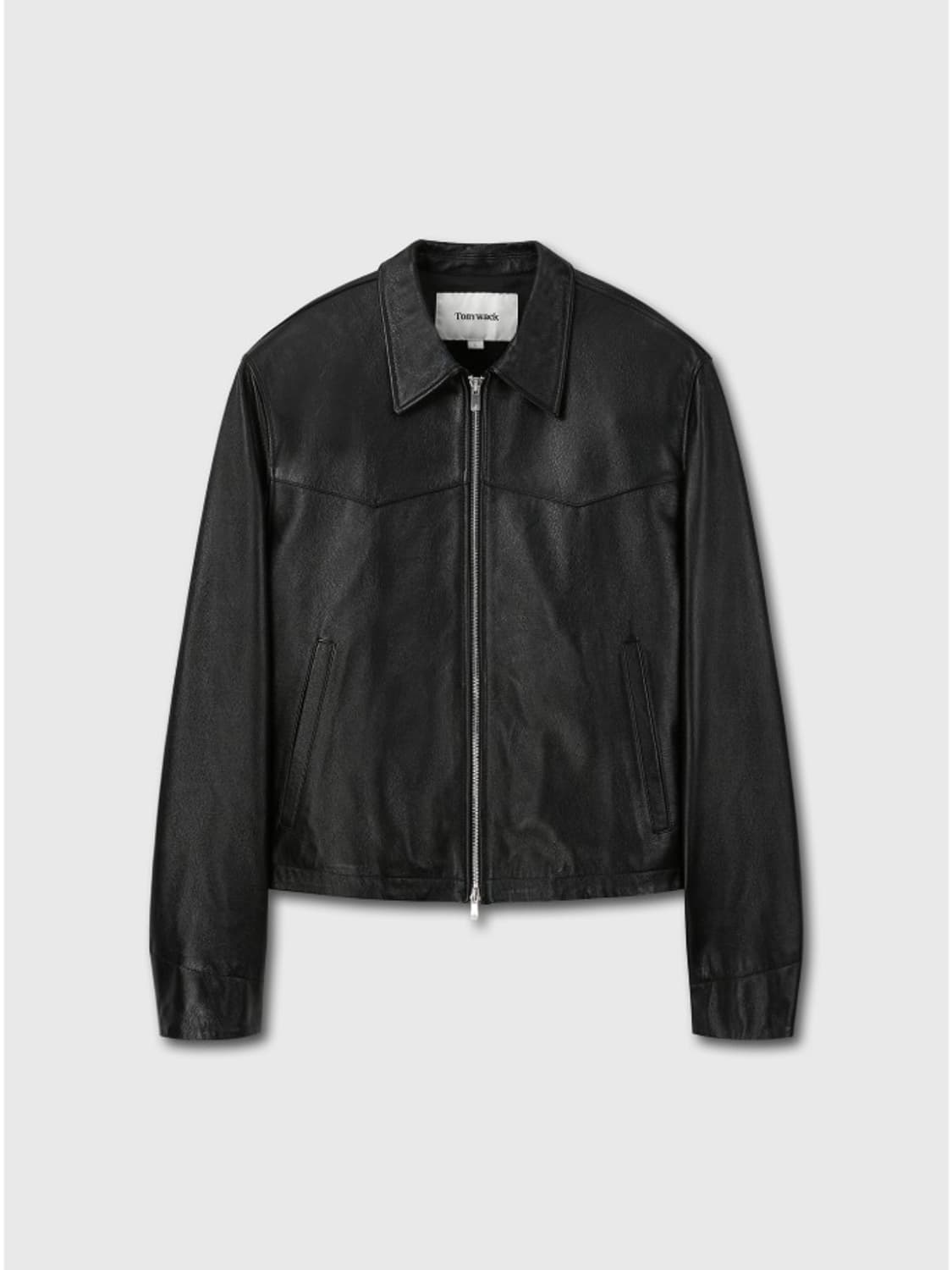 토니웩 웨스턴 크롭 레더 자켓 (XL) 상품이미지1