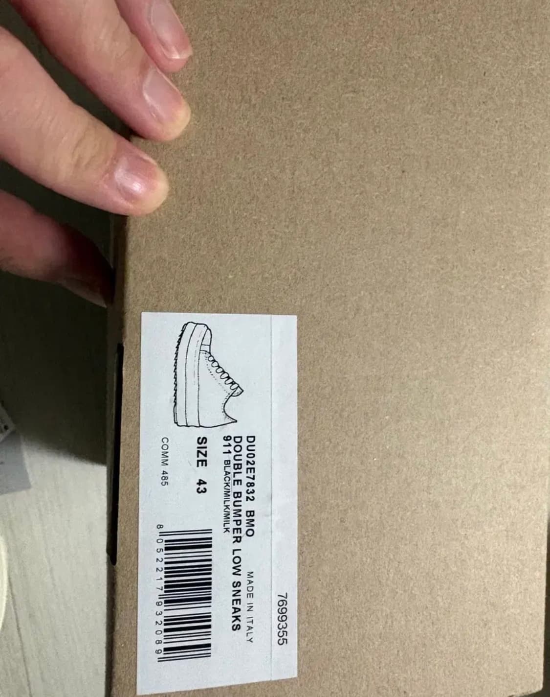 릭오웬스 다크쉐도우 스니커즈 (43) 상품이미지6