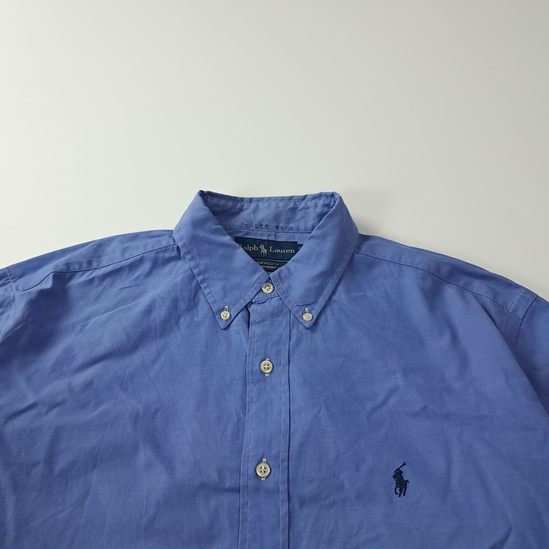 CK776 XL 폴로 90s 야무스 핀포인트 블루 셔츠 남방 상품이미지2