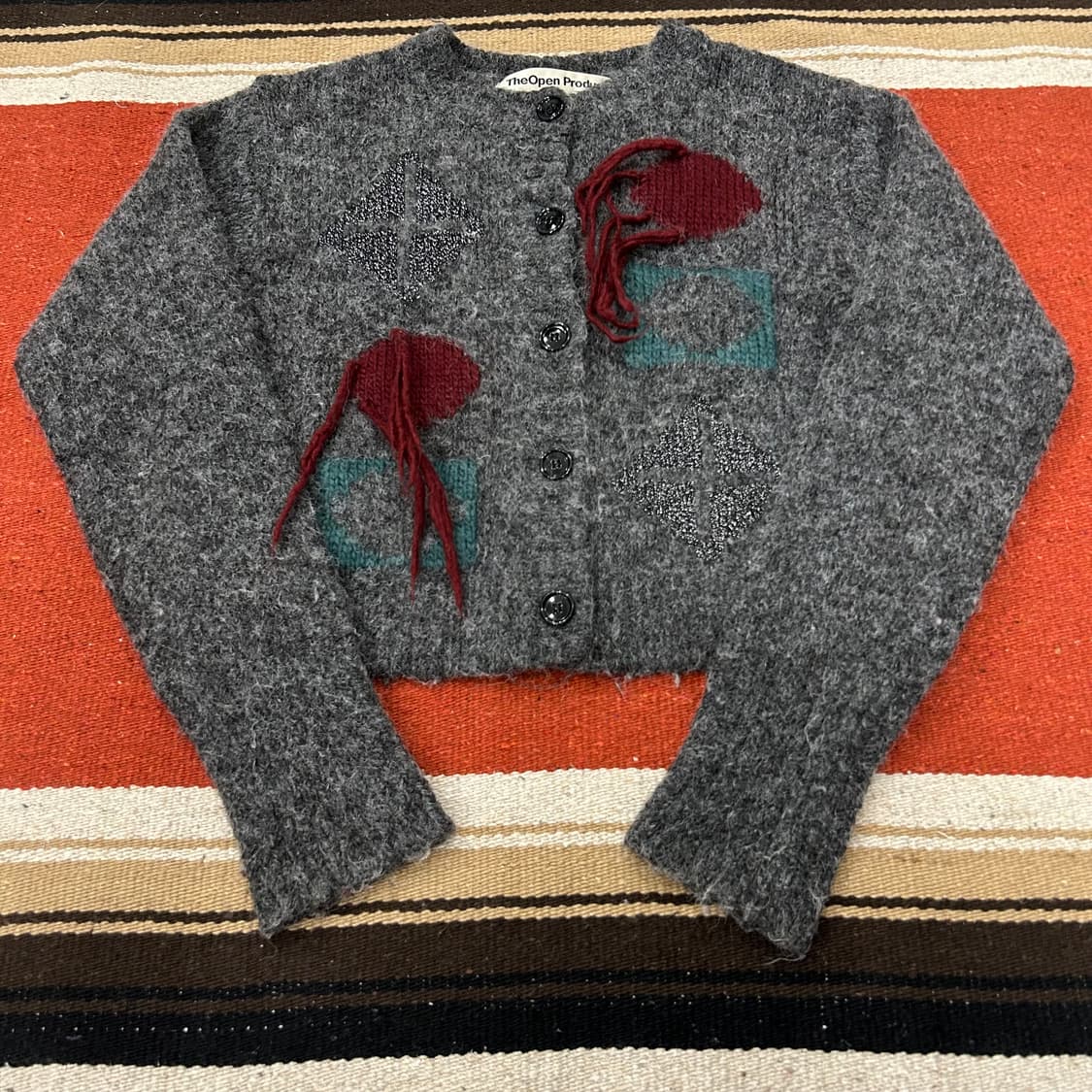 더오픈프로덕트 프린지 가디건 상품이미지1