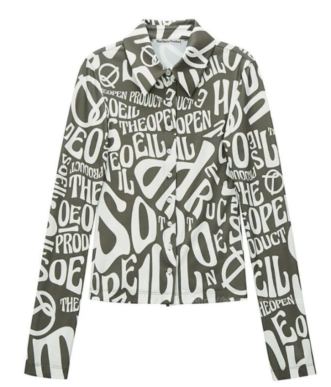 더오픈프로덕트 알파벳 셔츠 상품이미지2