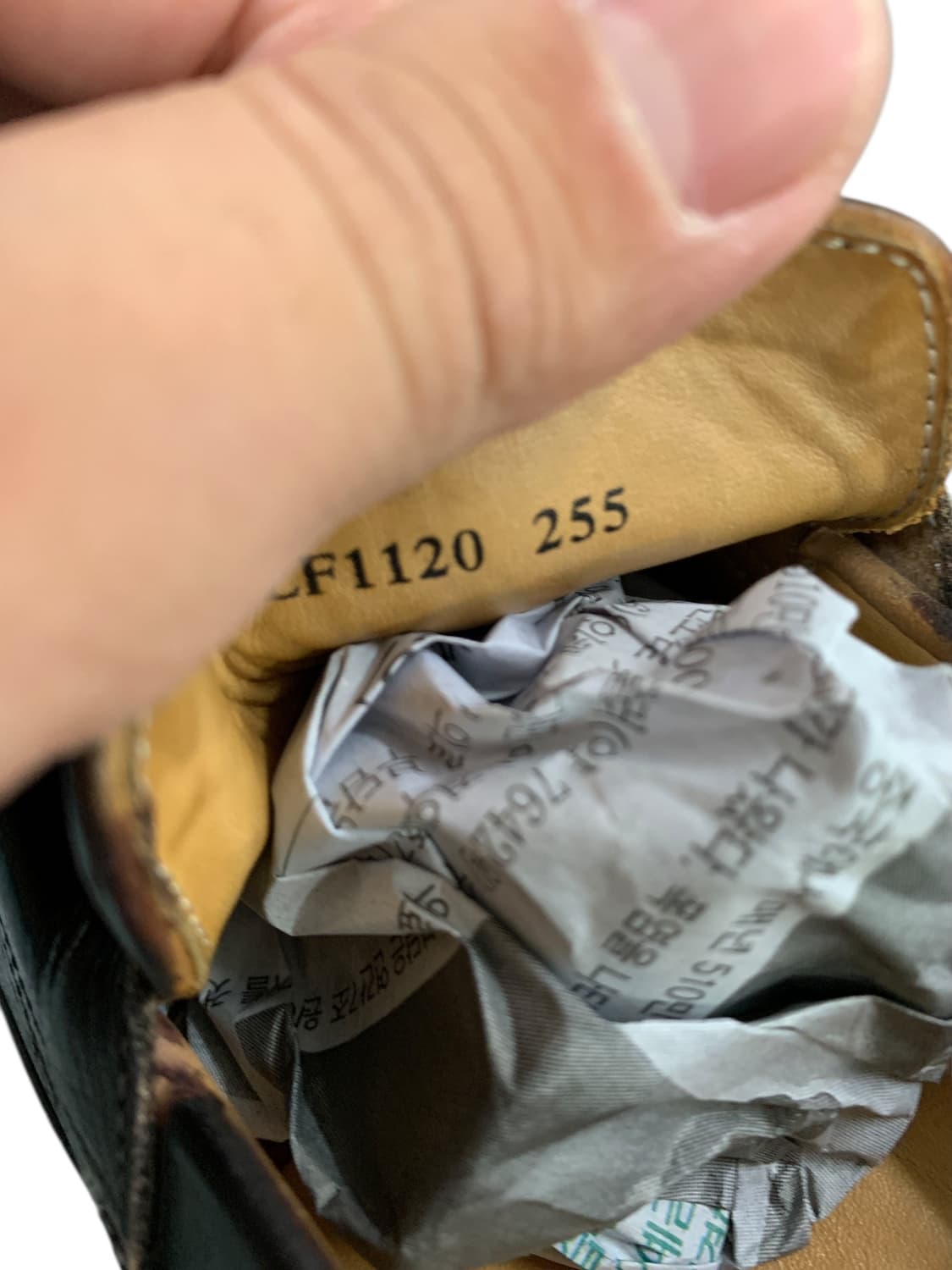 스펠로 레더 로퍼 블랙 255 상품이미지8