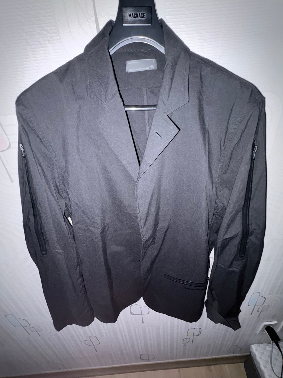 산산기어 지퍼 블레이저 자켓 상품이미지3