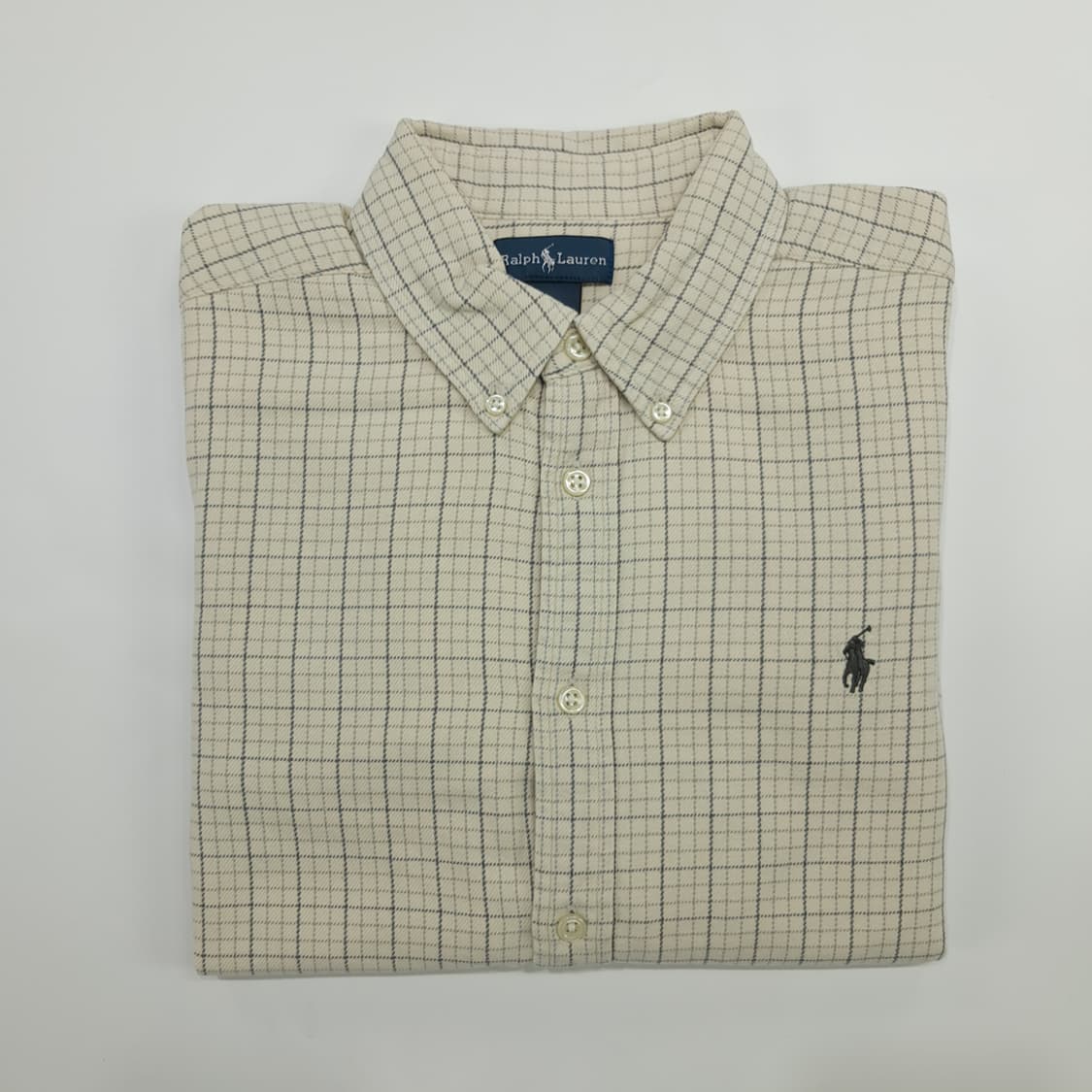 Co953W XL 폴로 랄프로렌 윈도우페인 마이크로체크 긴팔 셔츠 남방 상품이미지8