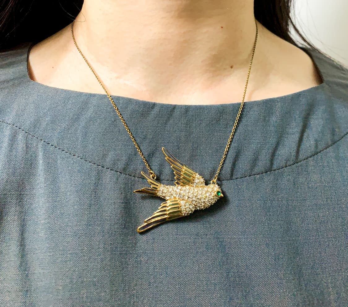 Juicy Couture 큐빅 버드 참 커스튬 목걸이 상품이미지5