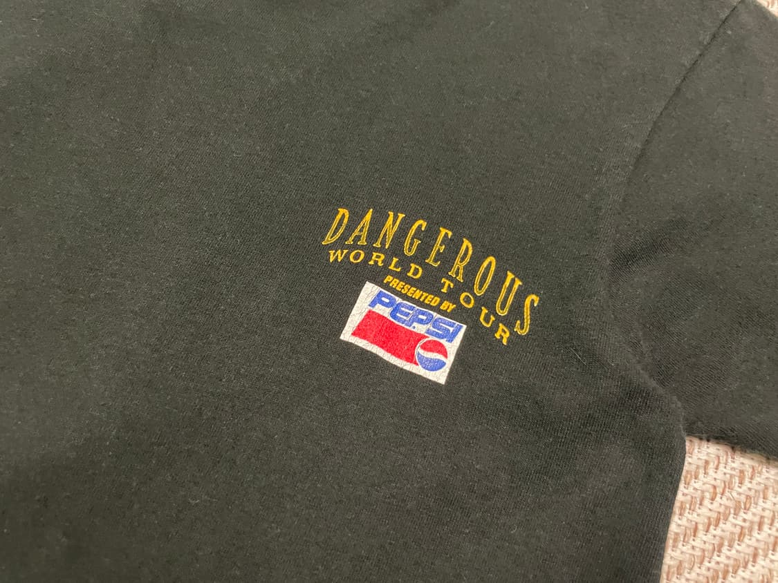 92-93 마이클잭슨 x 펩시 투어 티셔츠 J03235 상품이미지3