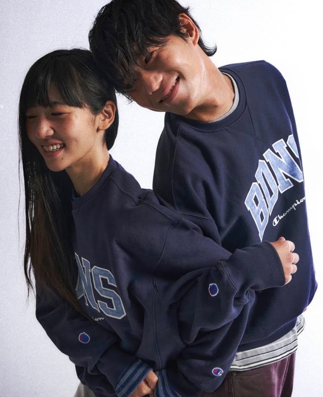 (새상품 XL)챔피온 빠더너스 BDNS 리버스위브 맨투맨 네이비 상품이미지3