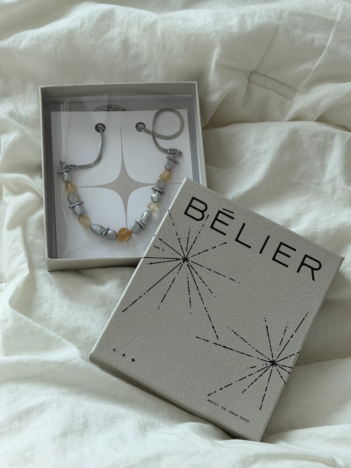 벨리에 스네이크 펄 네클리스 상품이미지1