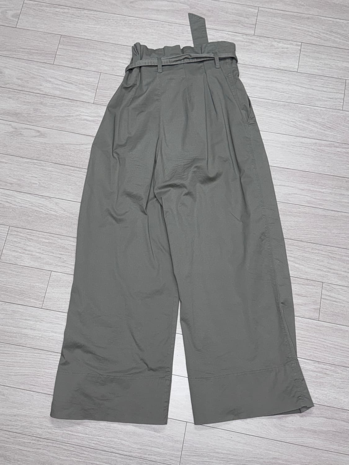 H&M 와이드 면 팬츠 상품이미지2