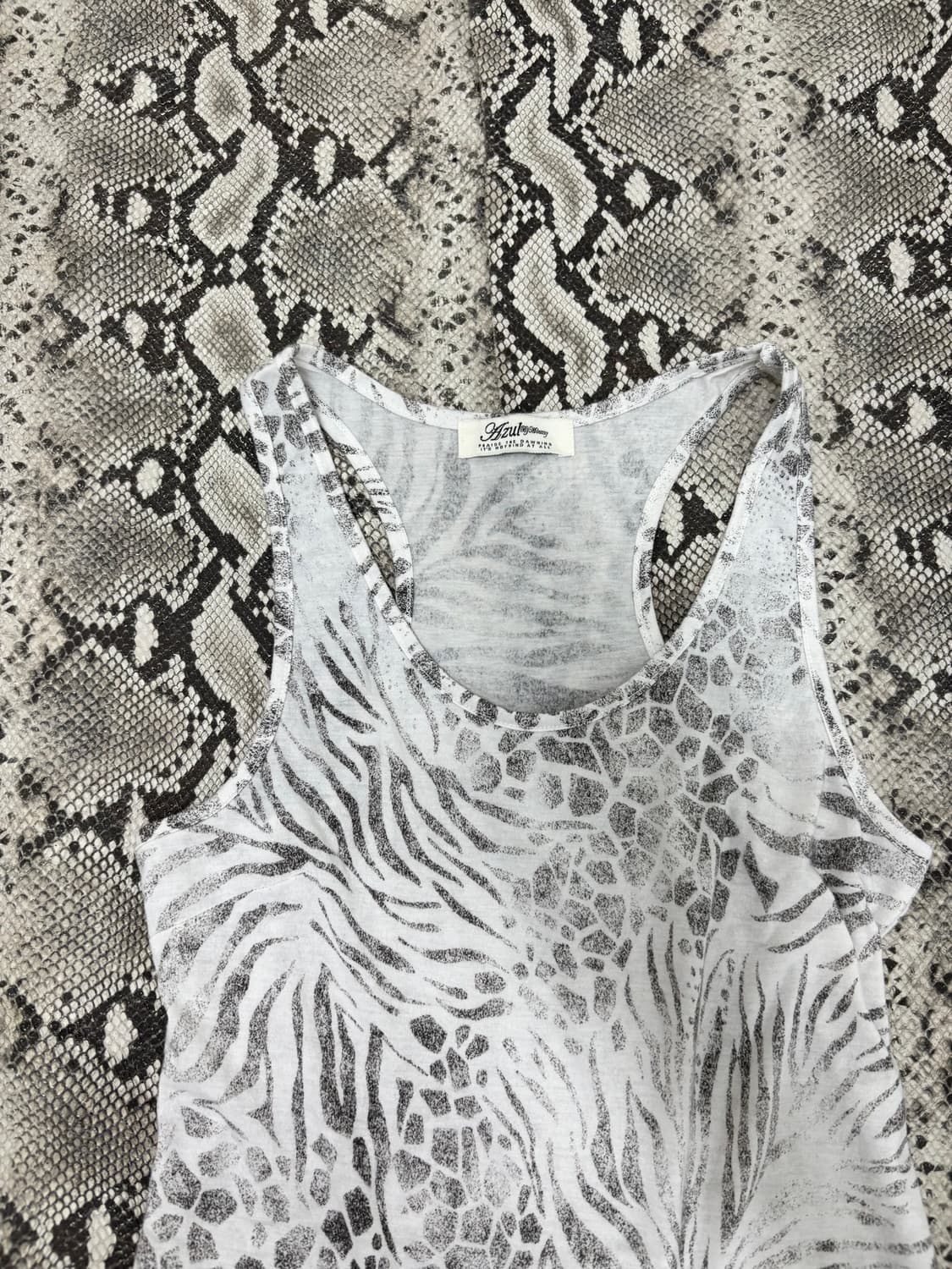 “MOUSSY” 00’s Print Zebra Pattern Sleeve 상품이미지4