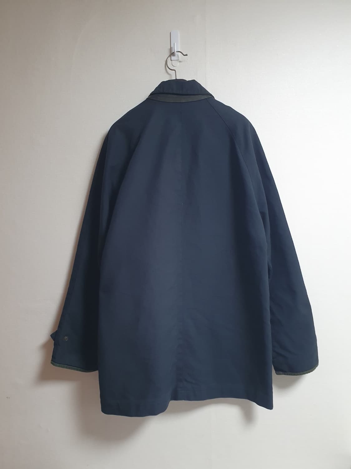 폴로 랄프로렌 네이비 필드 자켓 XL / 가죽카라 스탠드넥 상품이미지6