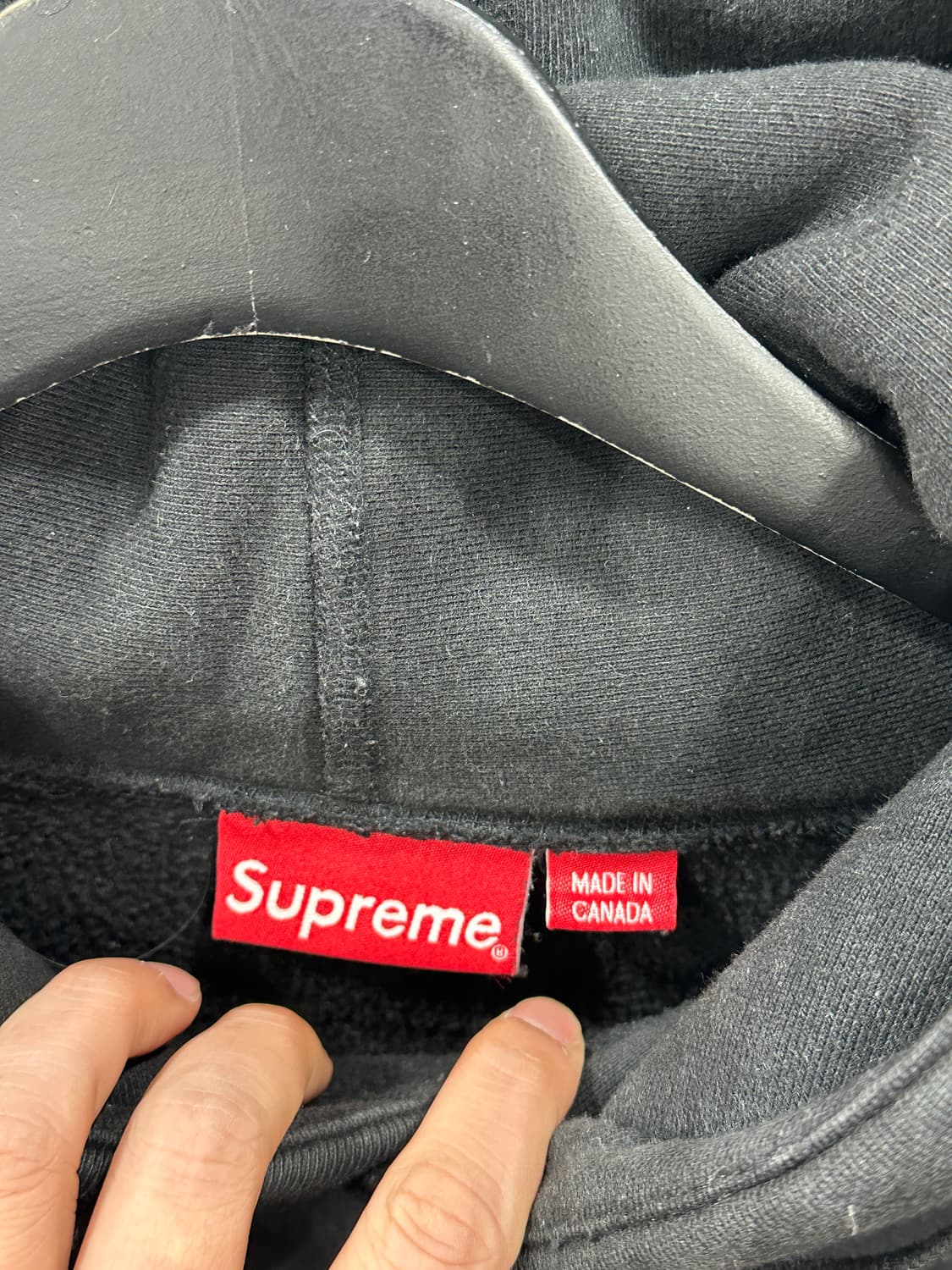 슈프림 박스로고 후드티 블랙 XL 상품이미지5