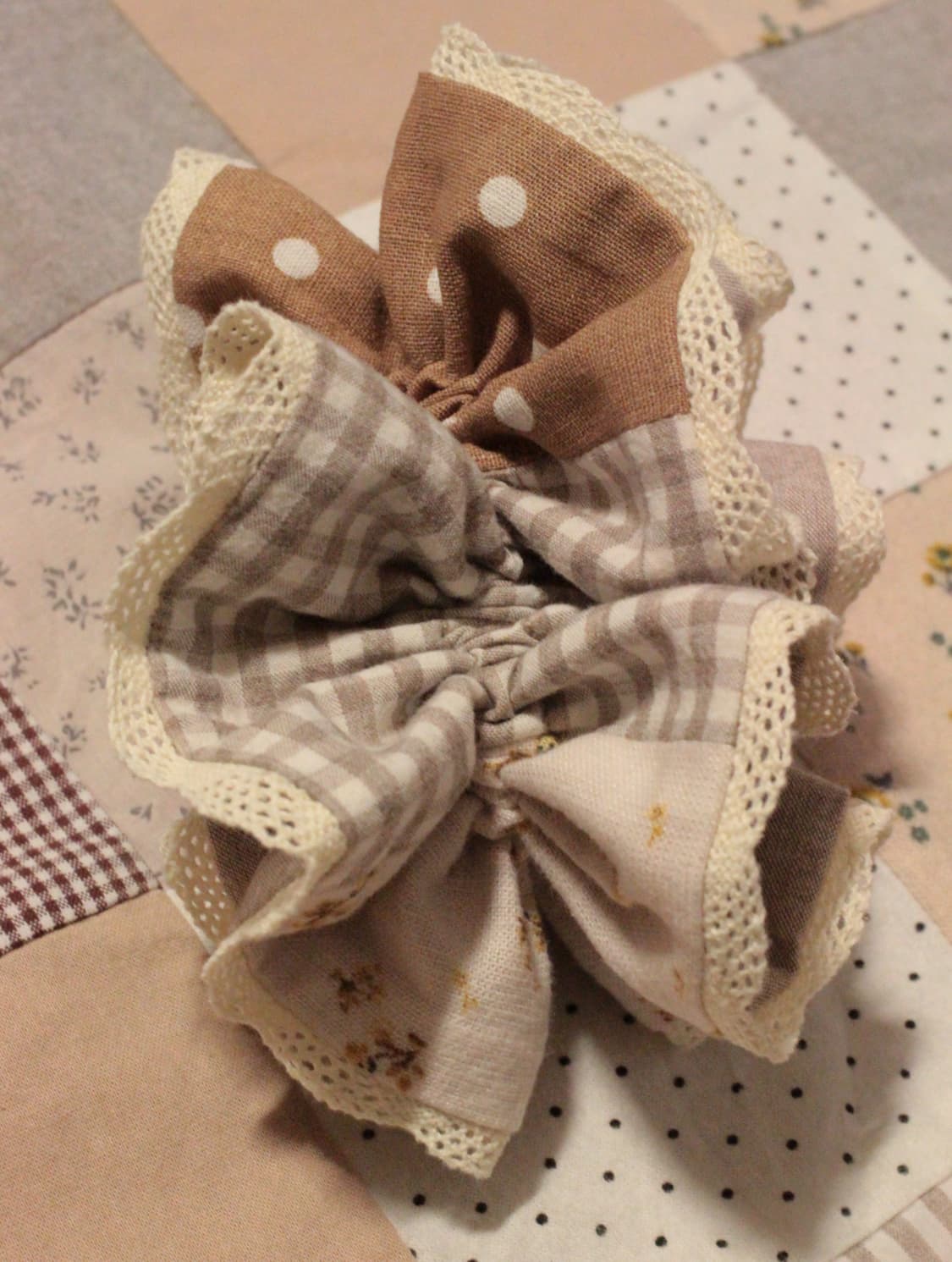 핸드메이드 레이스 스크런치  상품이미지5