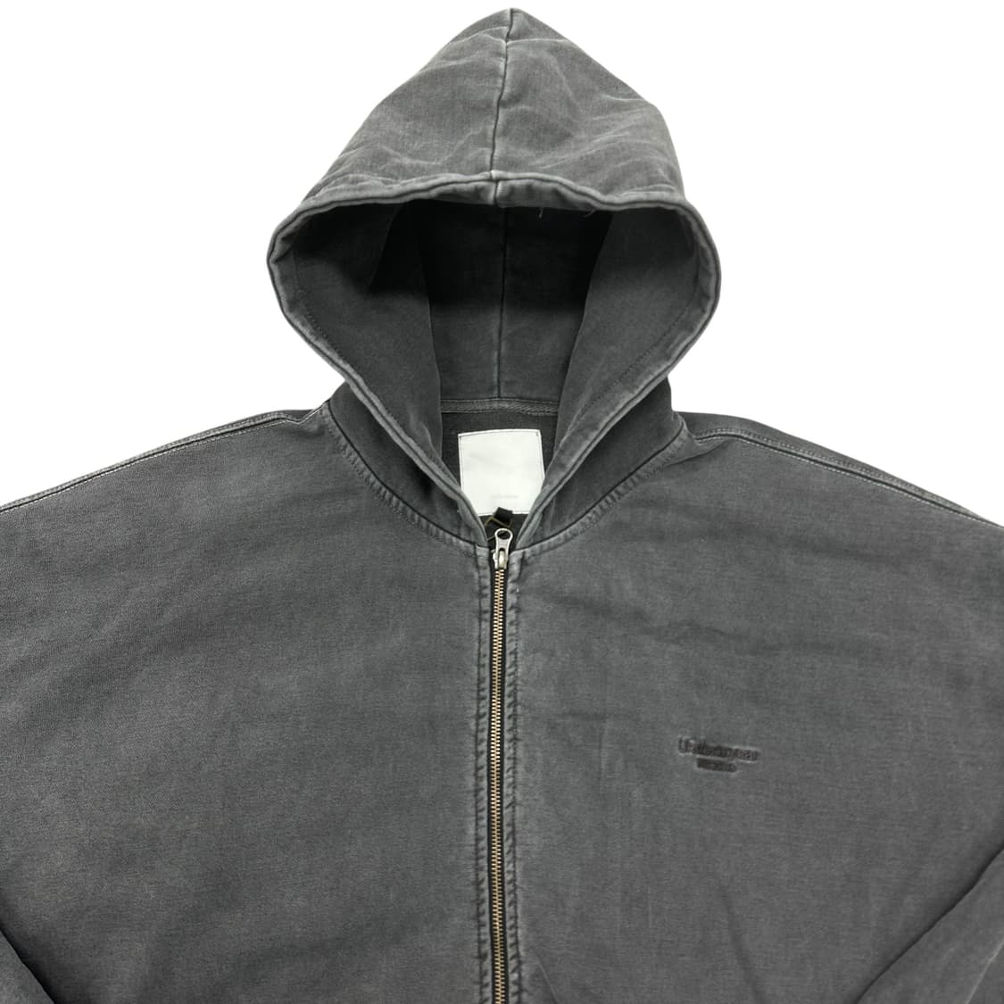 언더마이카 MU11 피그먼트 후드집업 상품이미지2