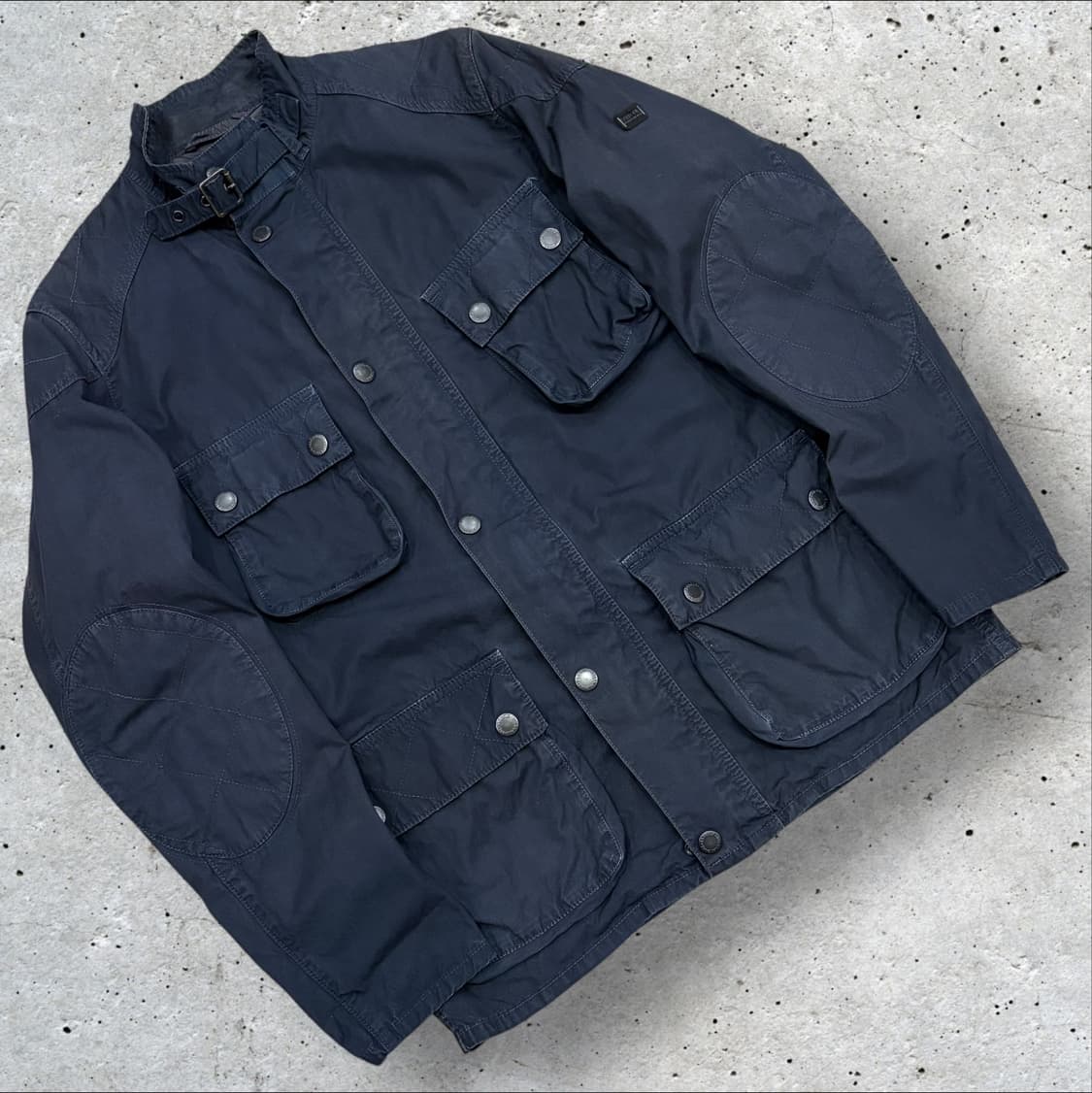 [M] 바버 인터네셔널 네이비 포켓 디테일 야상 자켓 C780 상품이미지1