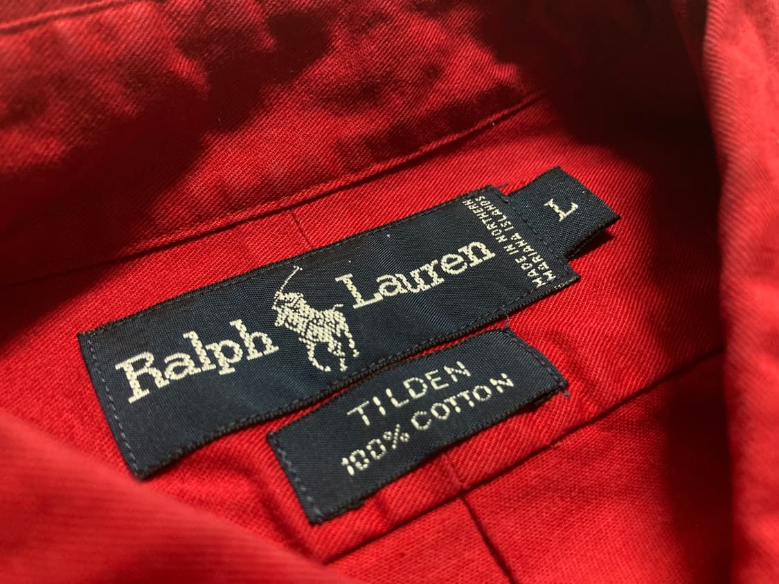 90s 폴로 랄프로렌 방패 로고 오버핏 셔츠 105-110 상품이미지3