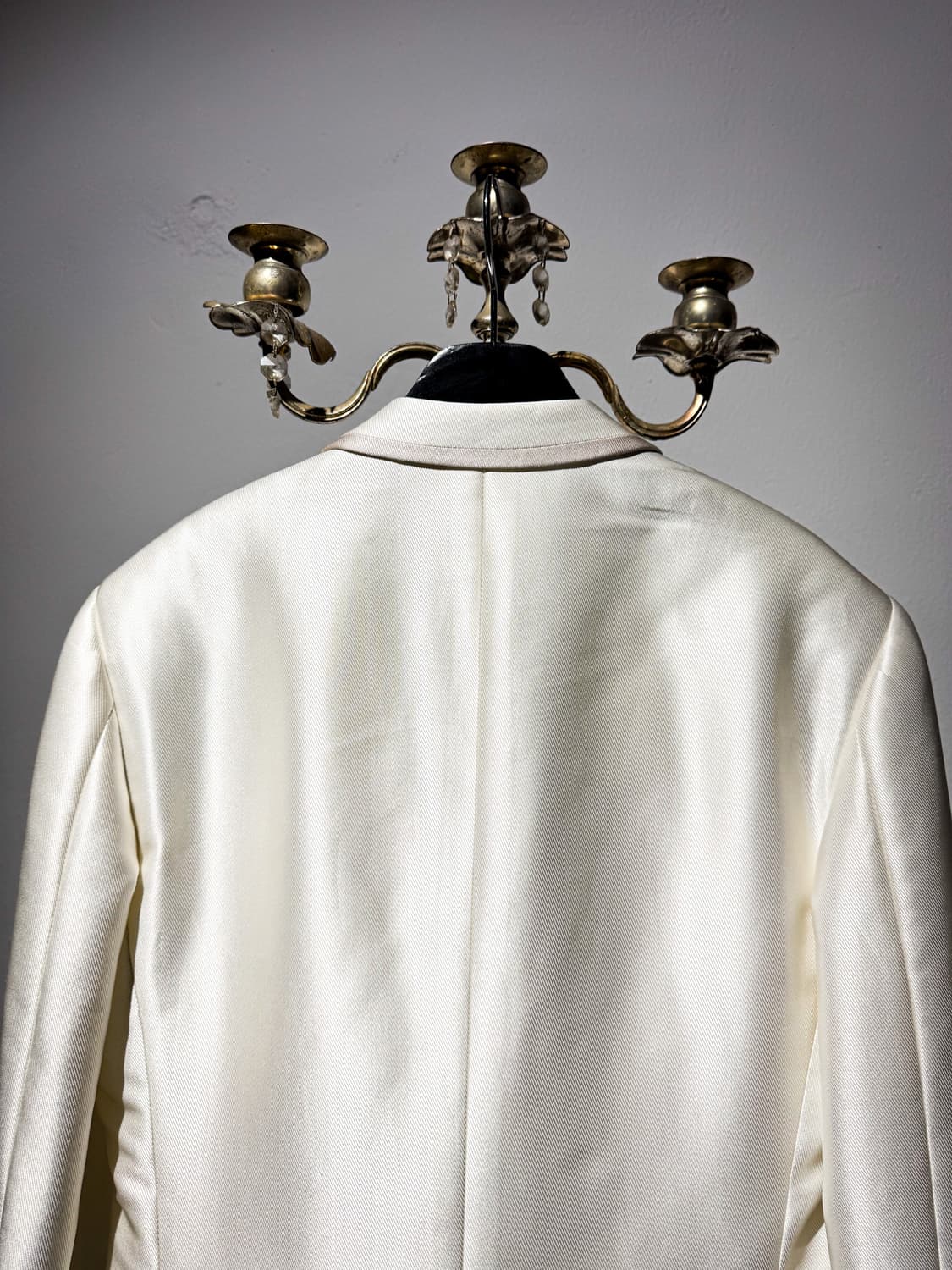 White Smoking Jacket & Vest 2p 상품이미지8