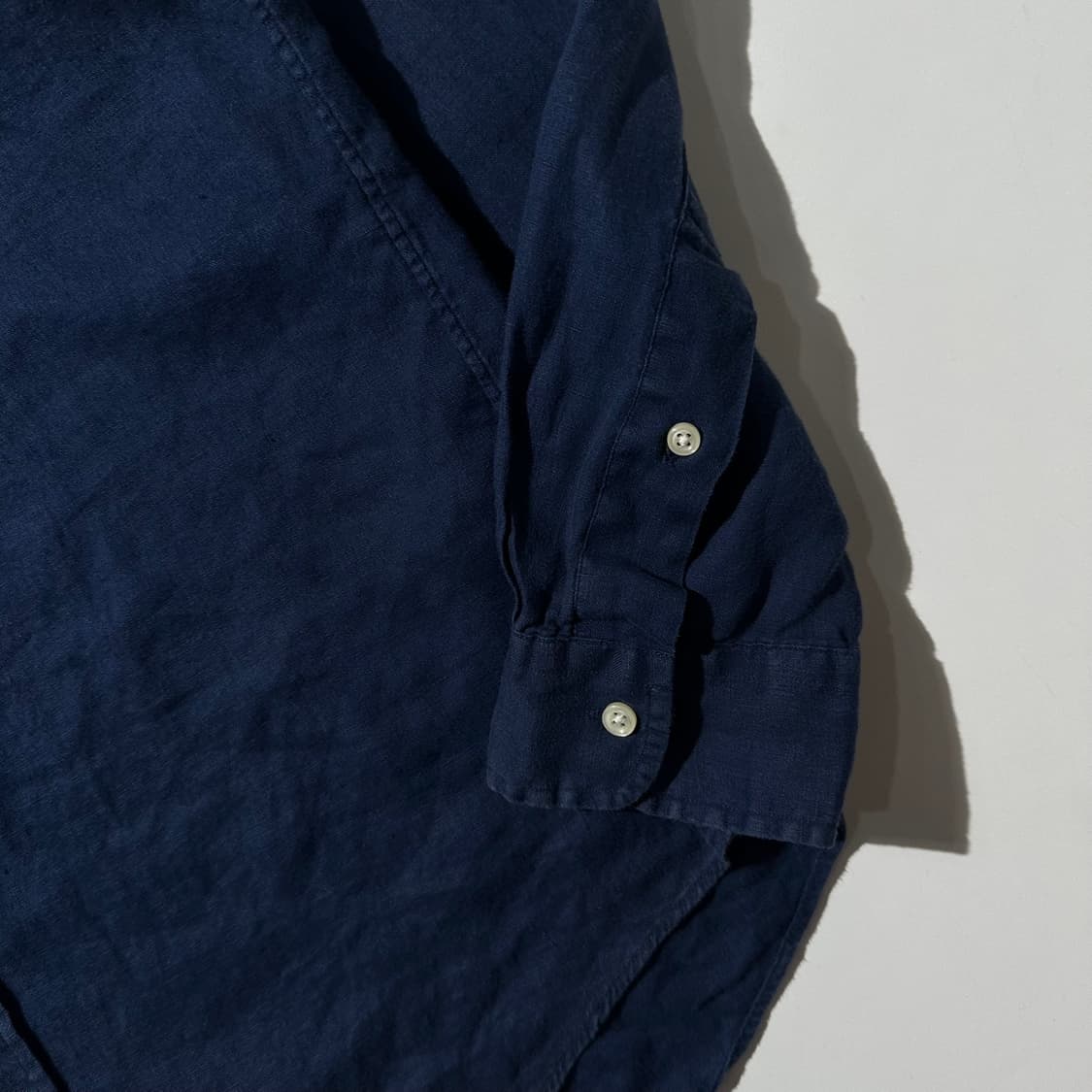 폴로 랄프로렌 린넨 셔츠 네이비 상품이미지5