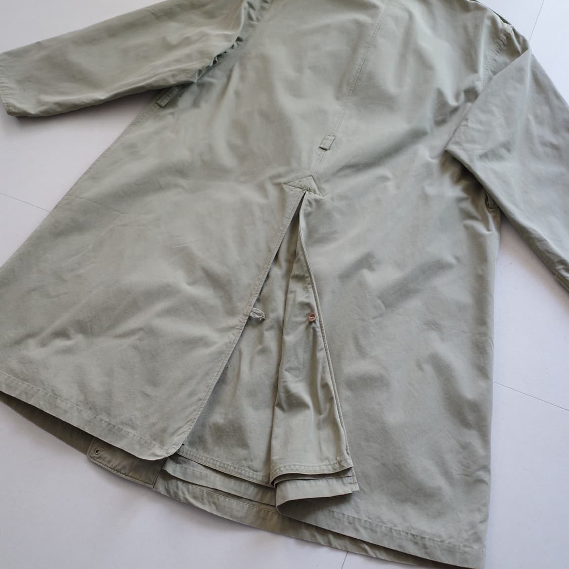 40~50s WWII 미육군 오피서 필드 트렌치 코트 44S 빈티지 상품이미지10