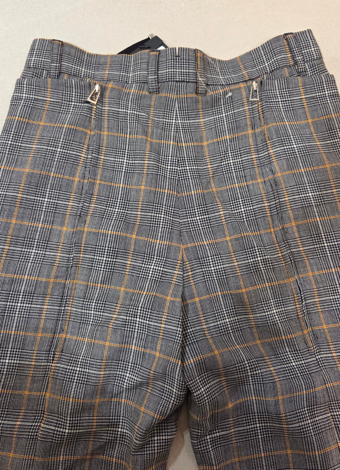 송지오 남성 체크 바지 90사이즈. 새상품 상품이미지3