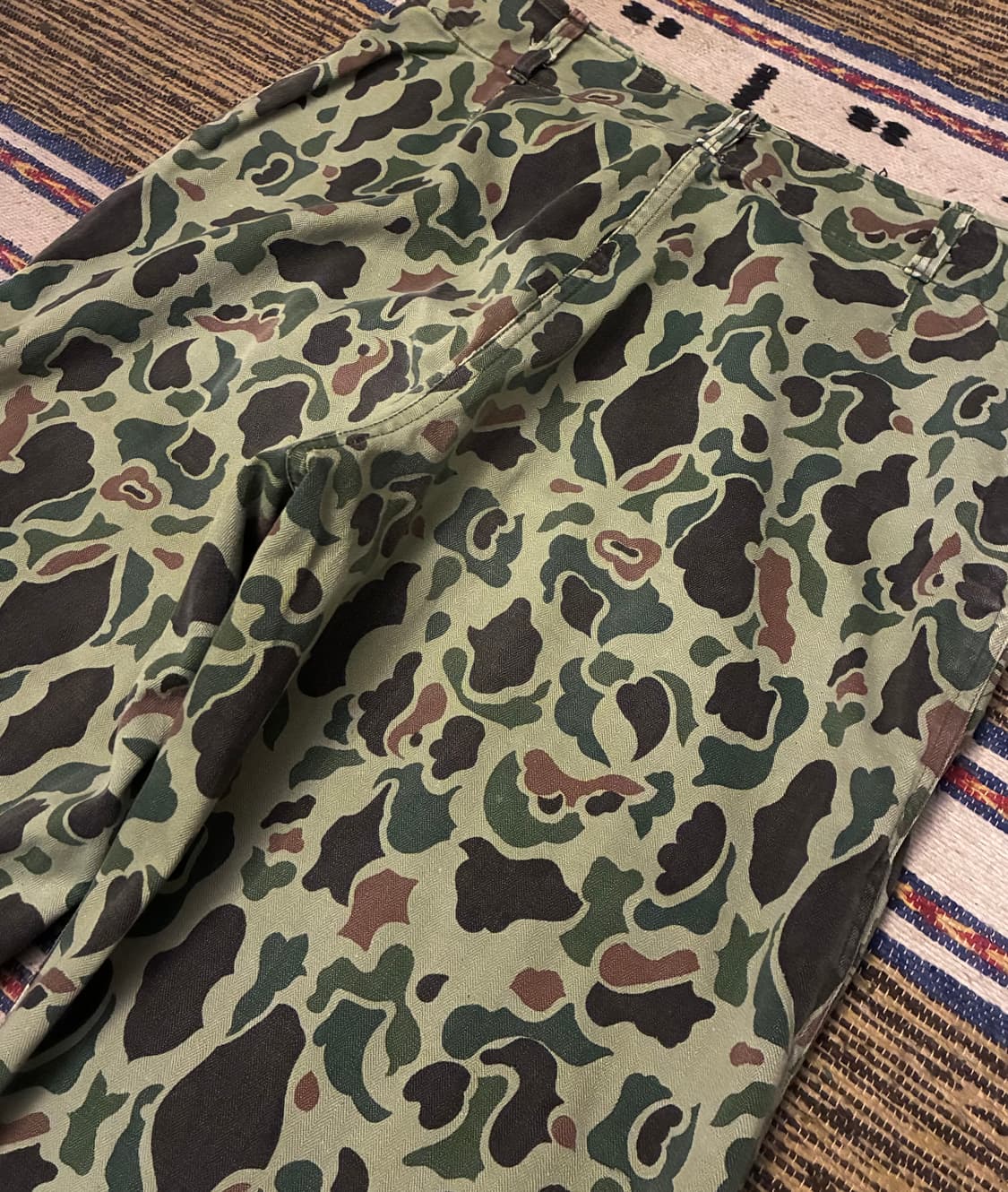 (30~32)80s korea 한국군 카모플라쥬 덕헌터 밀리터리팬츠 상품이미지6