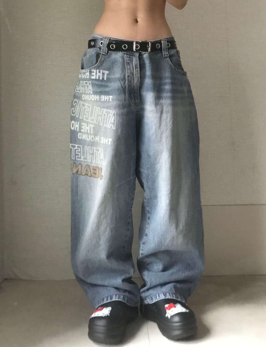 빈티지 00s 힙합 데님팬츠 상품이미지1