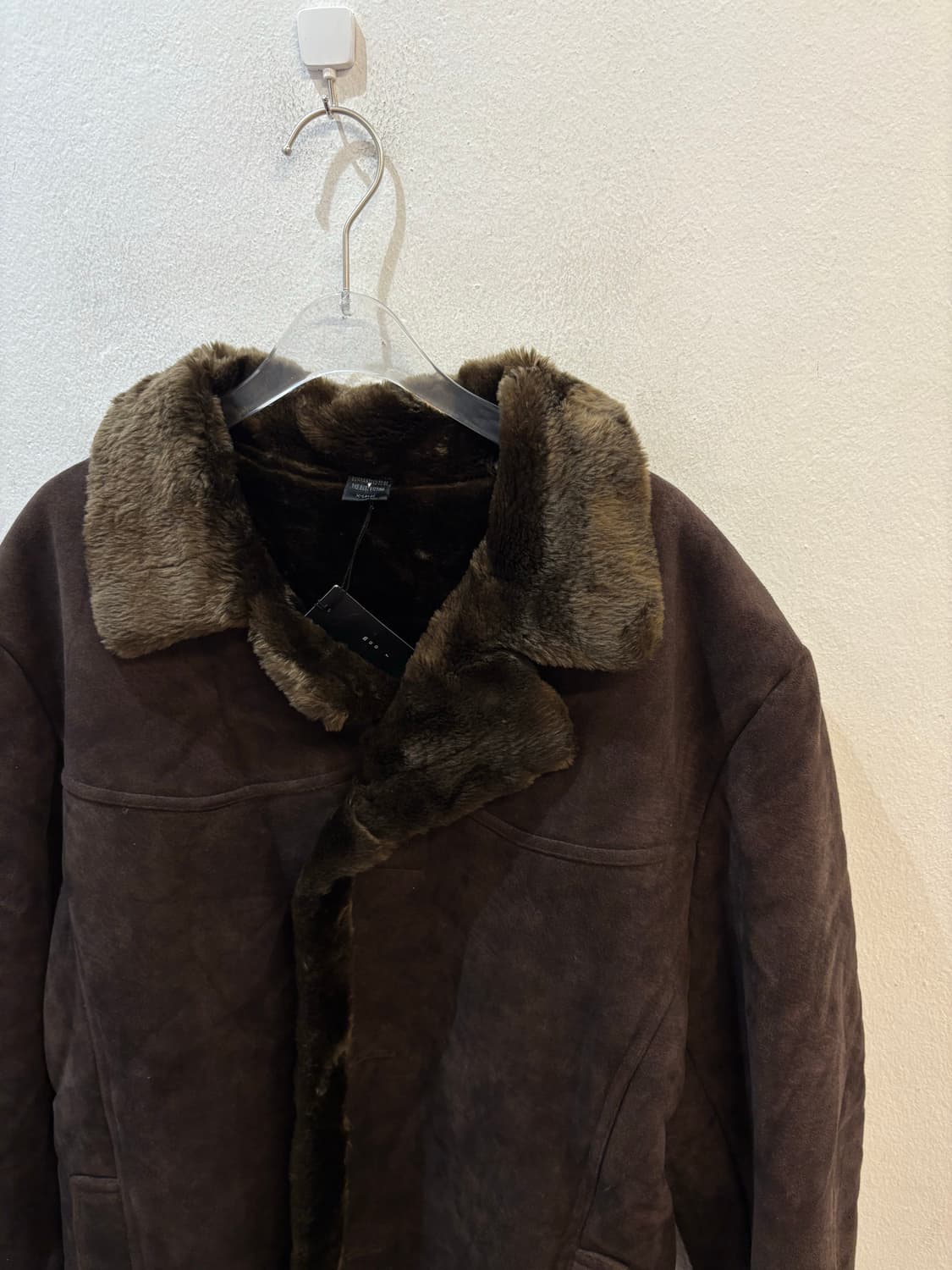 Fur mustang coat brown 상품이미지2