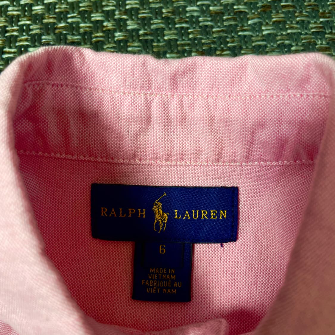 폴로랄프로렌 키즈 빅포니 핑크 긴팔 셔츠 6 상품이미지4