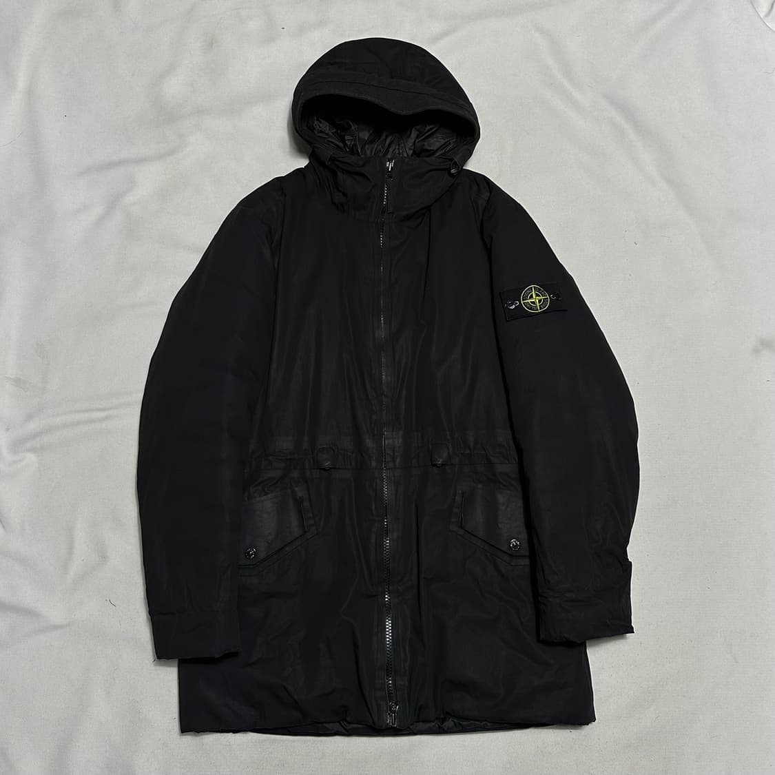 M 스톤아일랜드 블랙 프리마로프트 패딩 상품이미지2