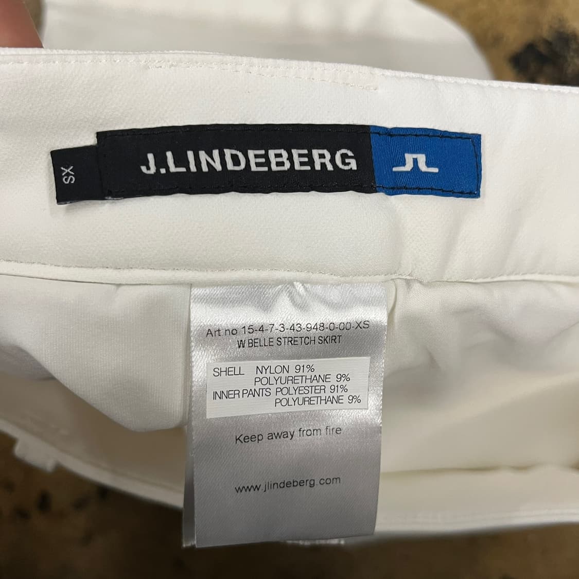 [정품] 제이린드버그 화이트 스커트 b17 상품이미지4