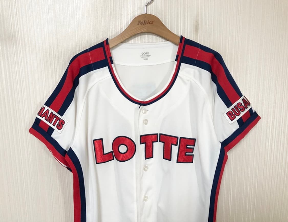 KBO CORE 롯데자이언츠 챔피언홈 어센틱유니폼 L #91 윤동희 상품이미지3