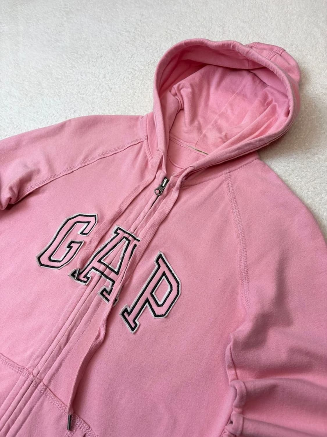 갭 GAP 스펠로고 투웨이 후드 집업 A1636 상품이미지2