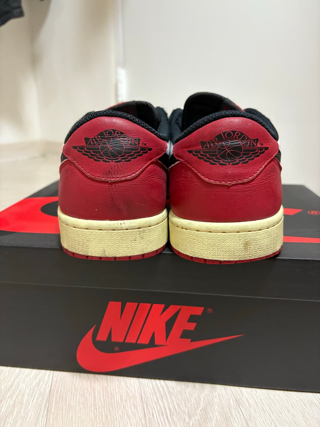 [290] 나이키 조던1 로우 블랙토 상품이미지3