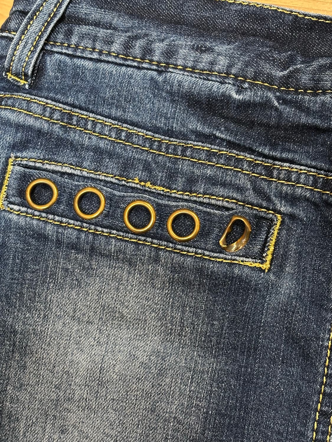 Cecil McBee 세실맥비 청치마 숏스커트 빈티지 오네갸루 y2k 상품이미지4