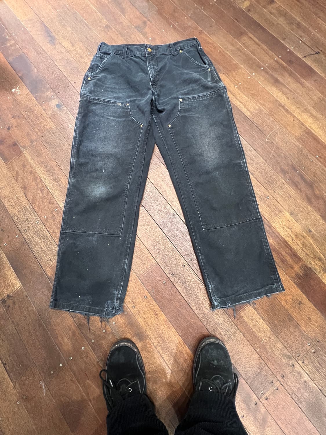 00’s Carhartt 칼하트 더블니 블랙 B01 BLK 상품이미지2