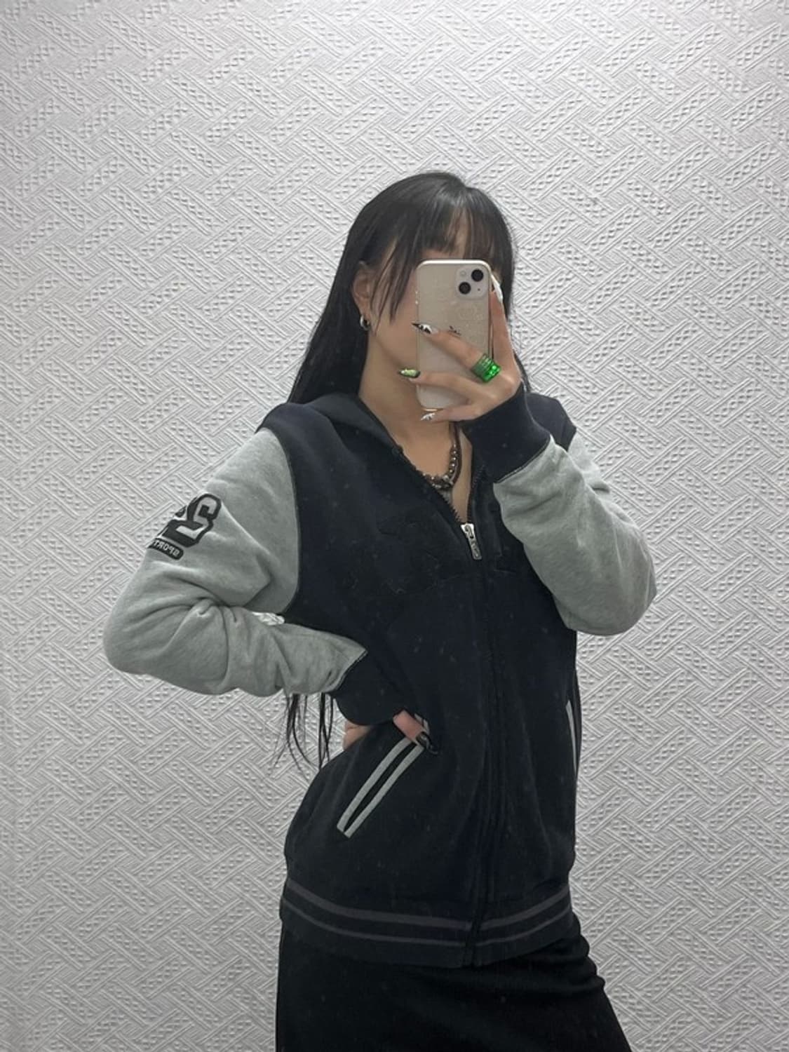 나이키 빈티지 스트릿 캐주얼 부클로고 바시티 후드집업 M C08648 상품이미지2