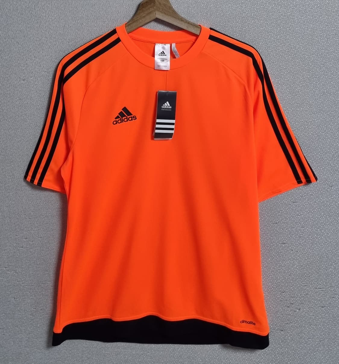 새상품) 105) 아디다스 네온 기능성 반팔티 상품이미지1