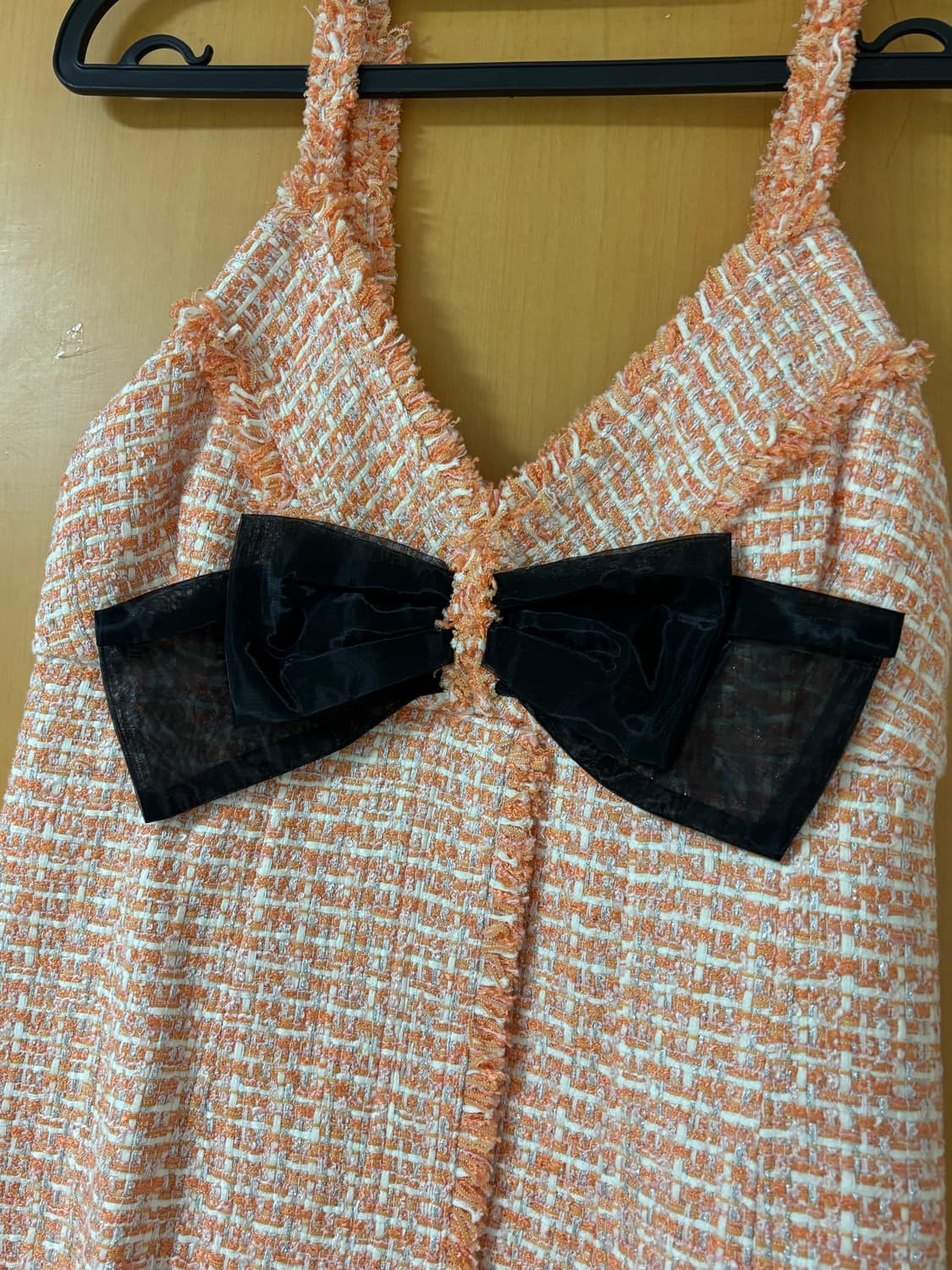 서쿠키 오렌지 트위드 원피스 상품이미지1