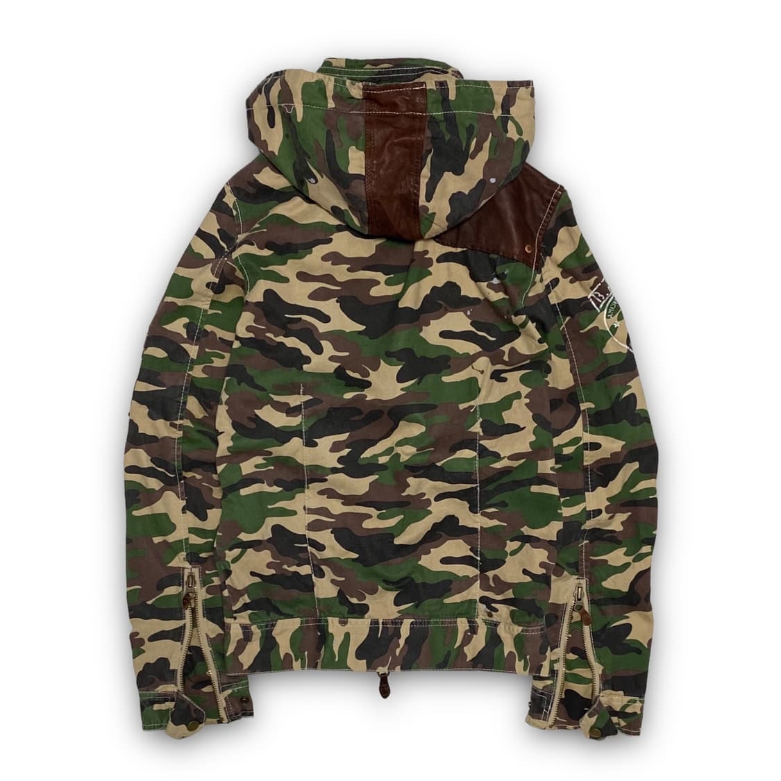 BONDS & PEACE 레더 도킹 카모플라쥬 자켓 상품이미지7