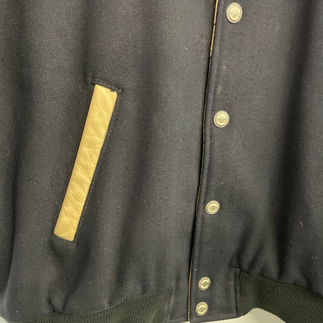 할리 데이비슨 50주년 테즈 가죽 바시티 자켓 상품이미지4