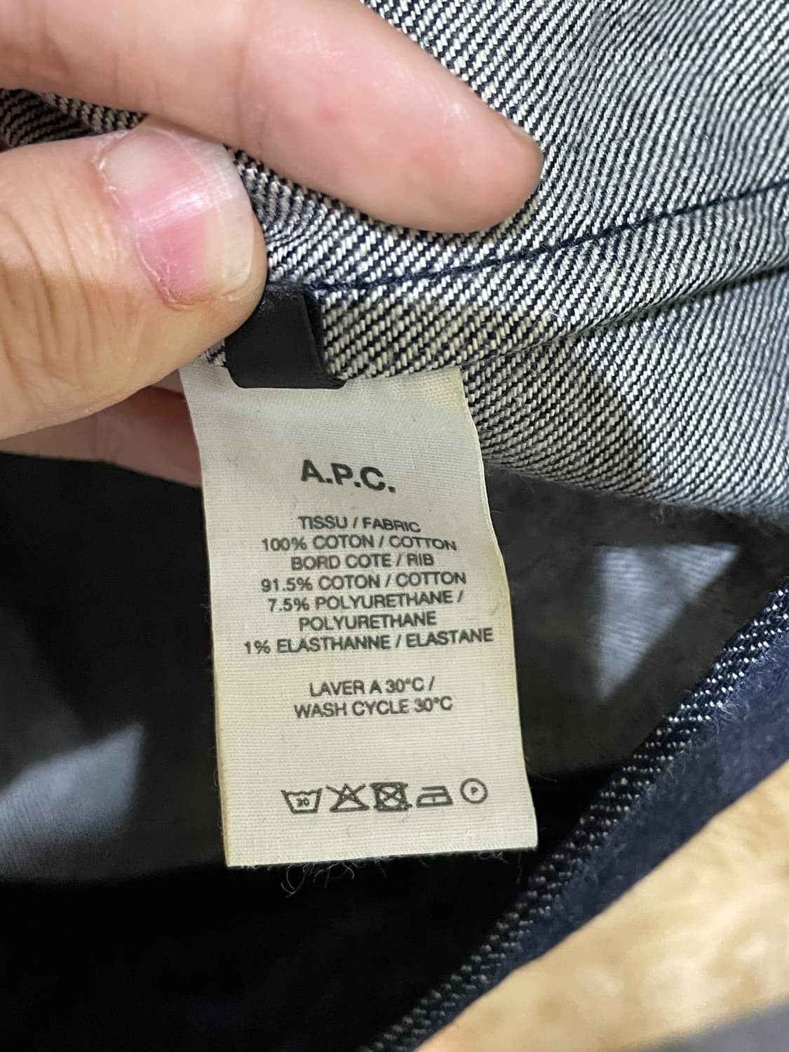 A.P.C x Louis.W 데님 트러커 집업 자켓 상품이미지7