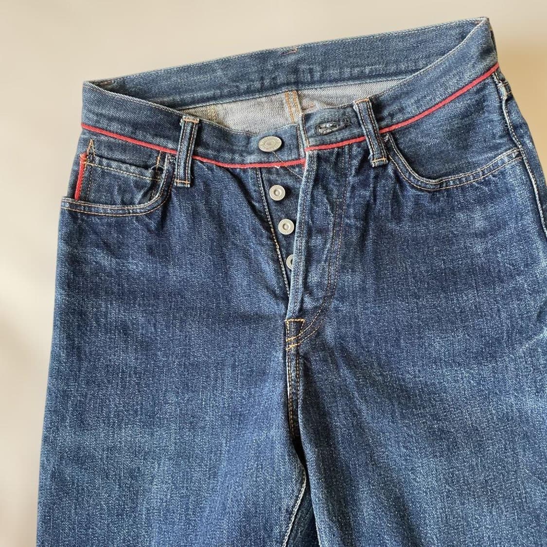 캐피탈 레드 라인 셀비지 데님 팬츠 상품이미지2