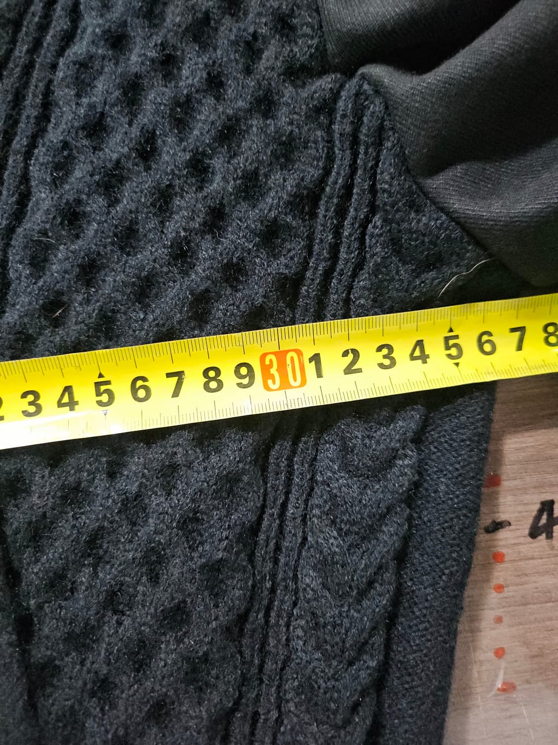 볼륨소매 니트 배색 원피스 M 상품이미지4