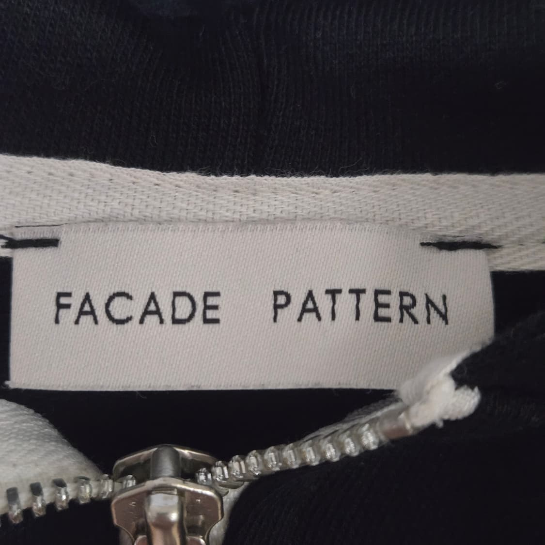 파사드패턴 프렌치 후드집업 상품이미지4