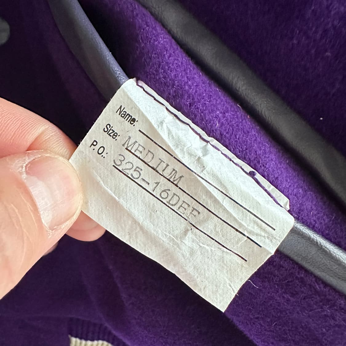 USA 매버릭 퍼플 바시티 자켓 (M) 상품이미지7